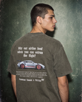 Olive Green Flight Shirt Back Male_paramountvisuals x porsche kultur